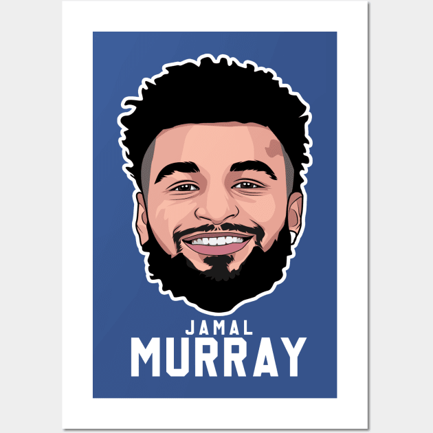 Jamal Murray Wall Art by origin illustrations